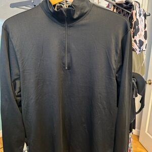Duofold Black Quarter-Zip Pullover
